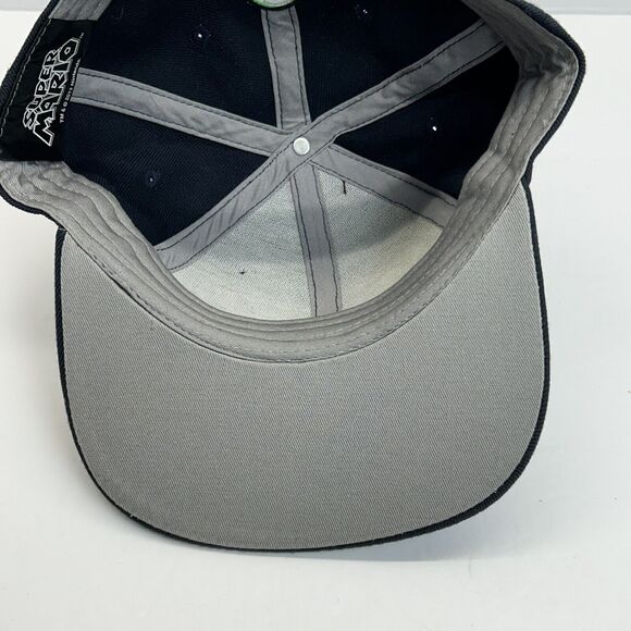 Super Mario Nintendo Navy Blue Snapback Hat Cap Yoshi Luigi Toad OSFM - Picture 5 of 9